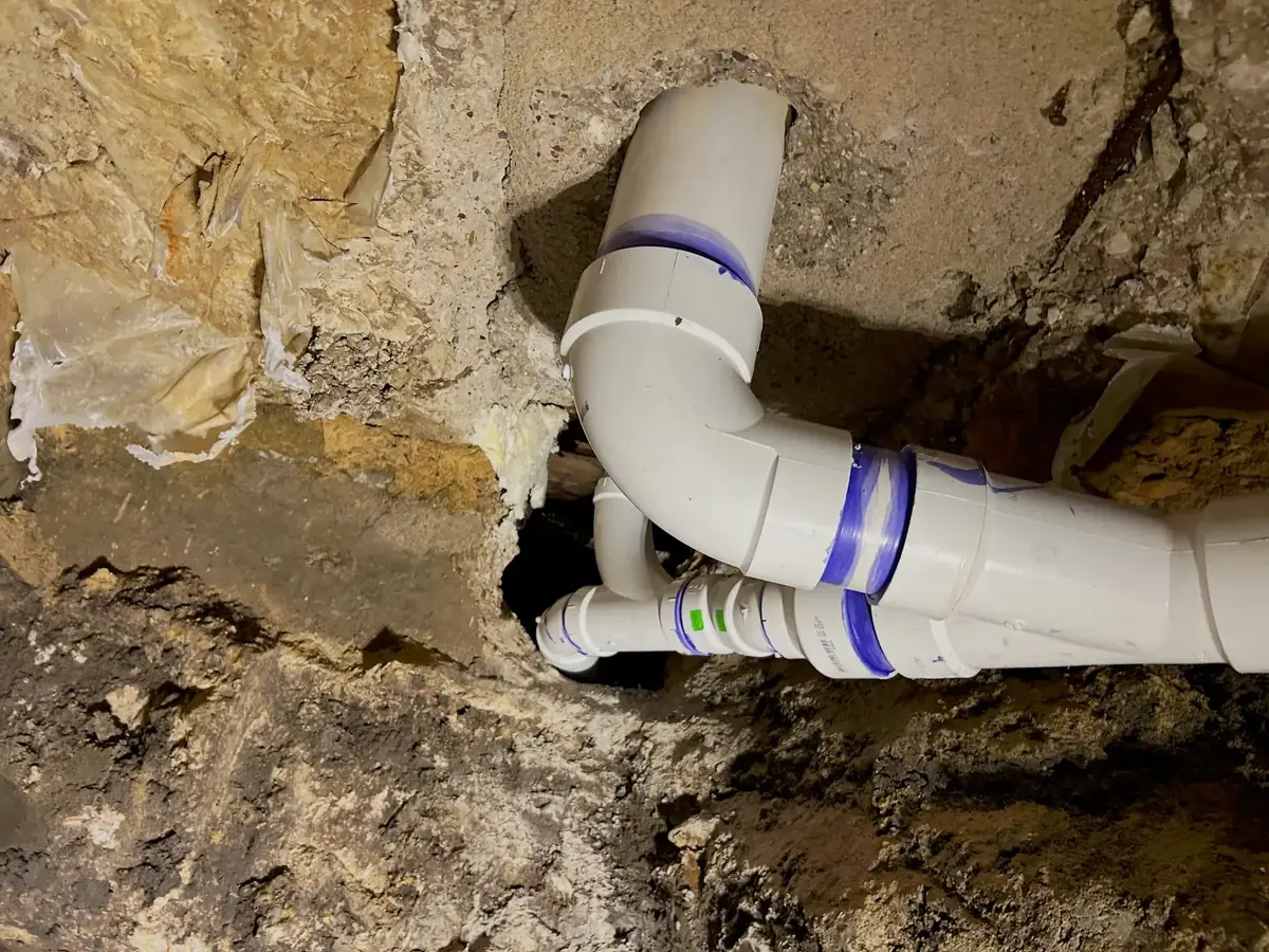 Crawlspace Fitting Work