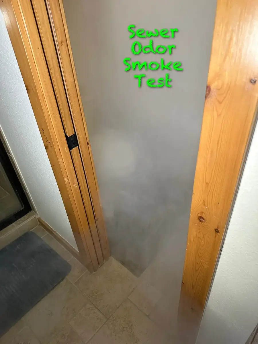 Sewer Odor Smoke Test: Bathroom Hallway