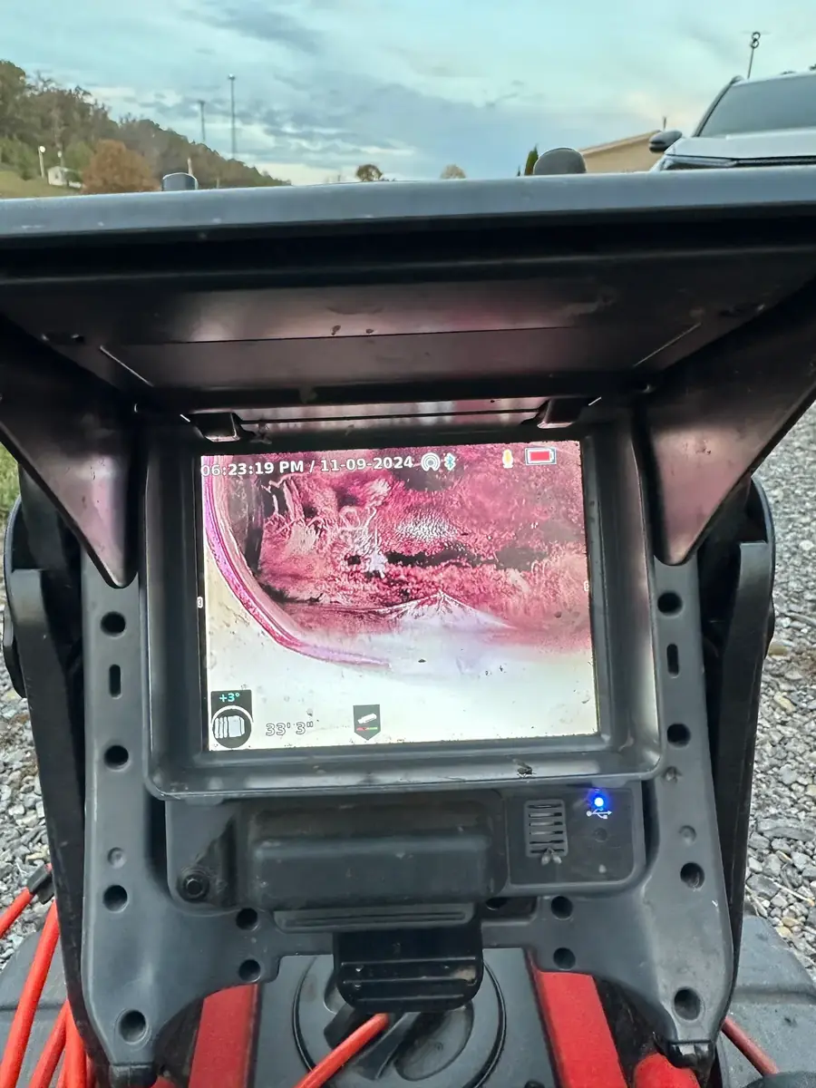 Camera Inspection: Root Intrusion at 33 Feet