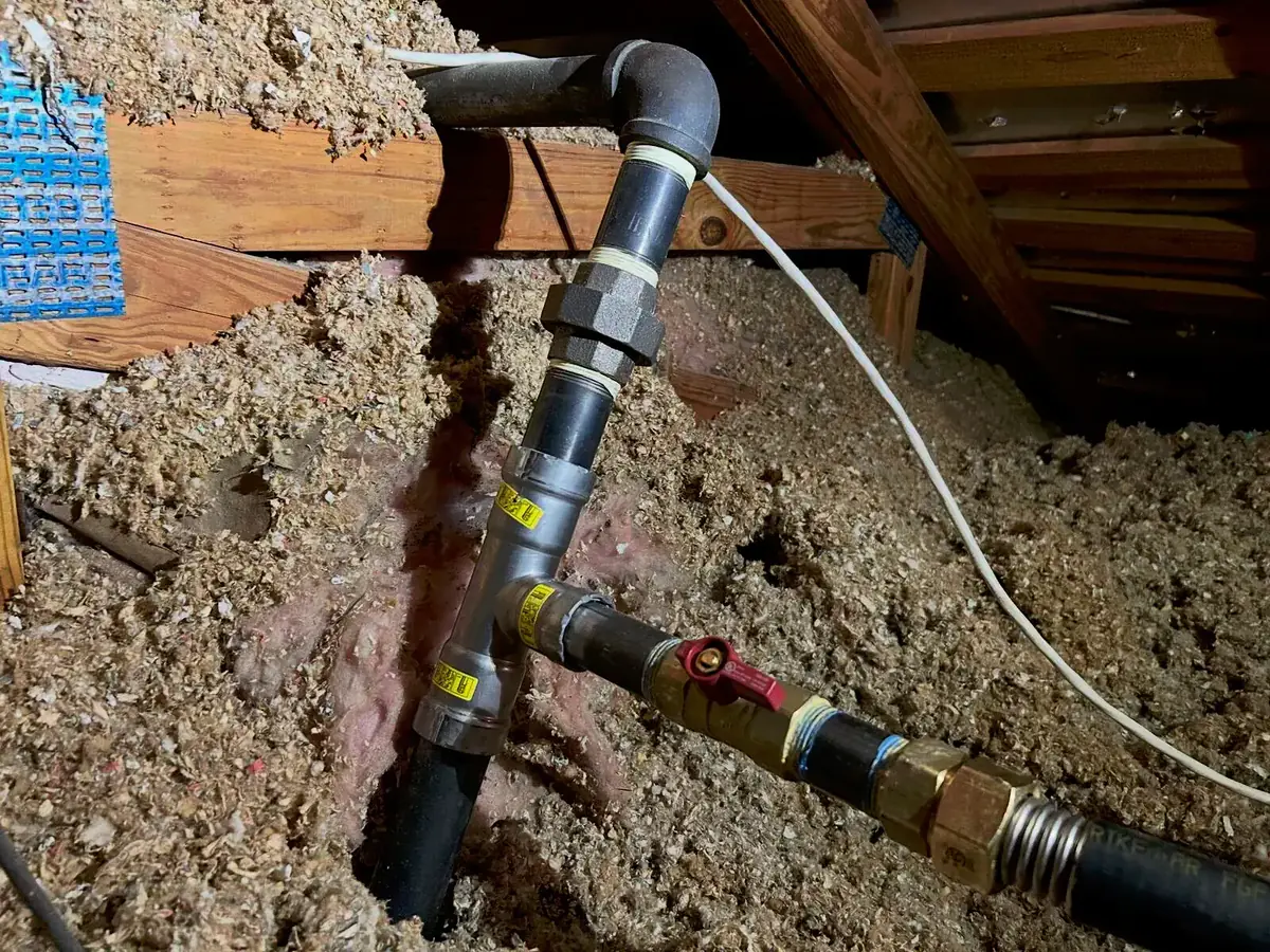 Gastite® Flexible Gas Line: Attic Run