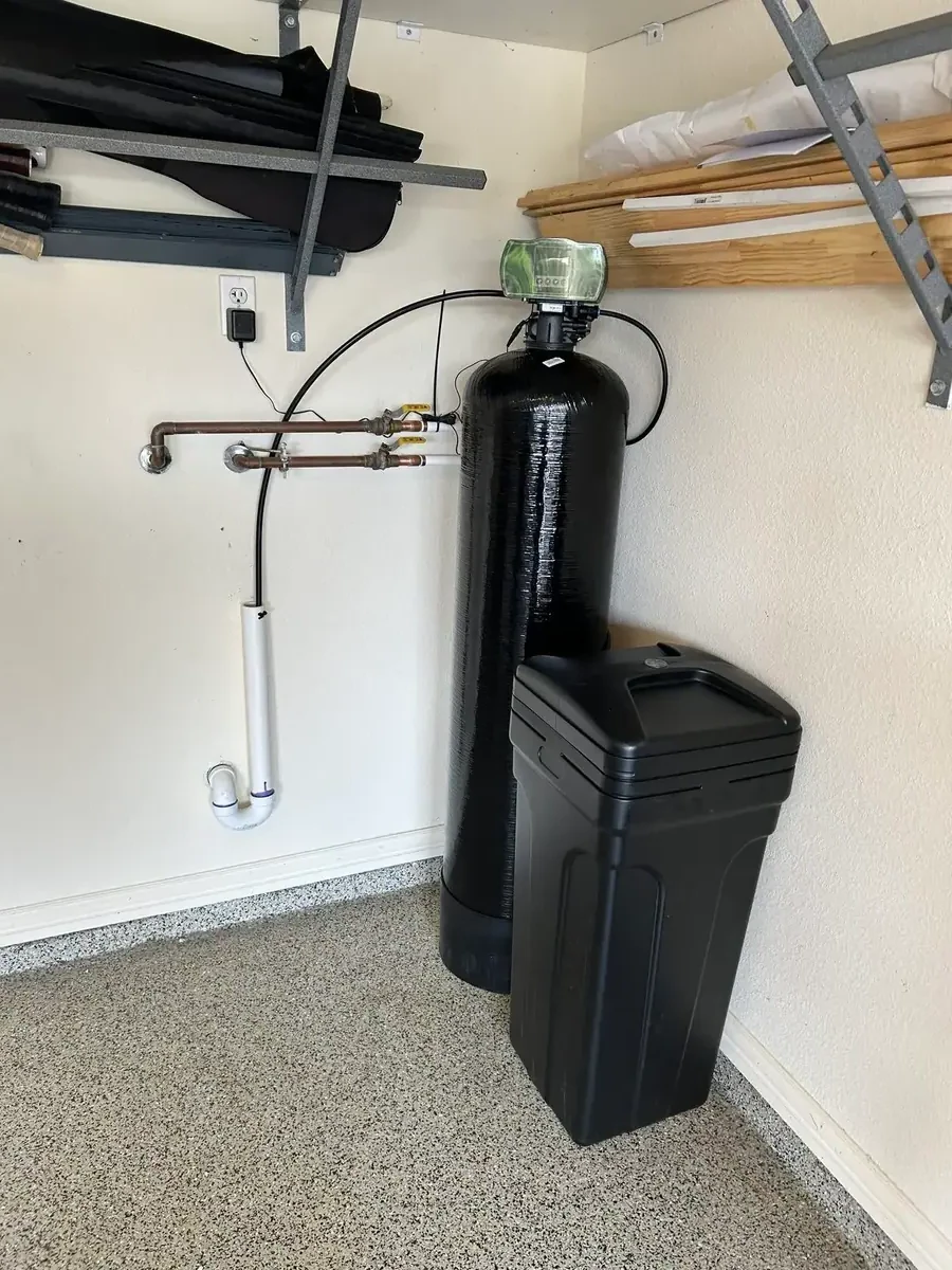 Water Softener: Garage Install