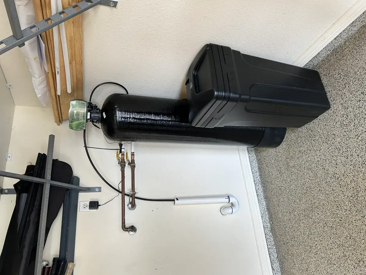 Water Softener: Garage Install